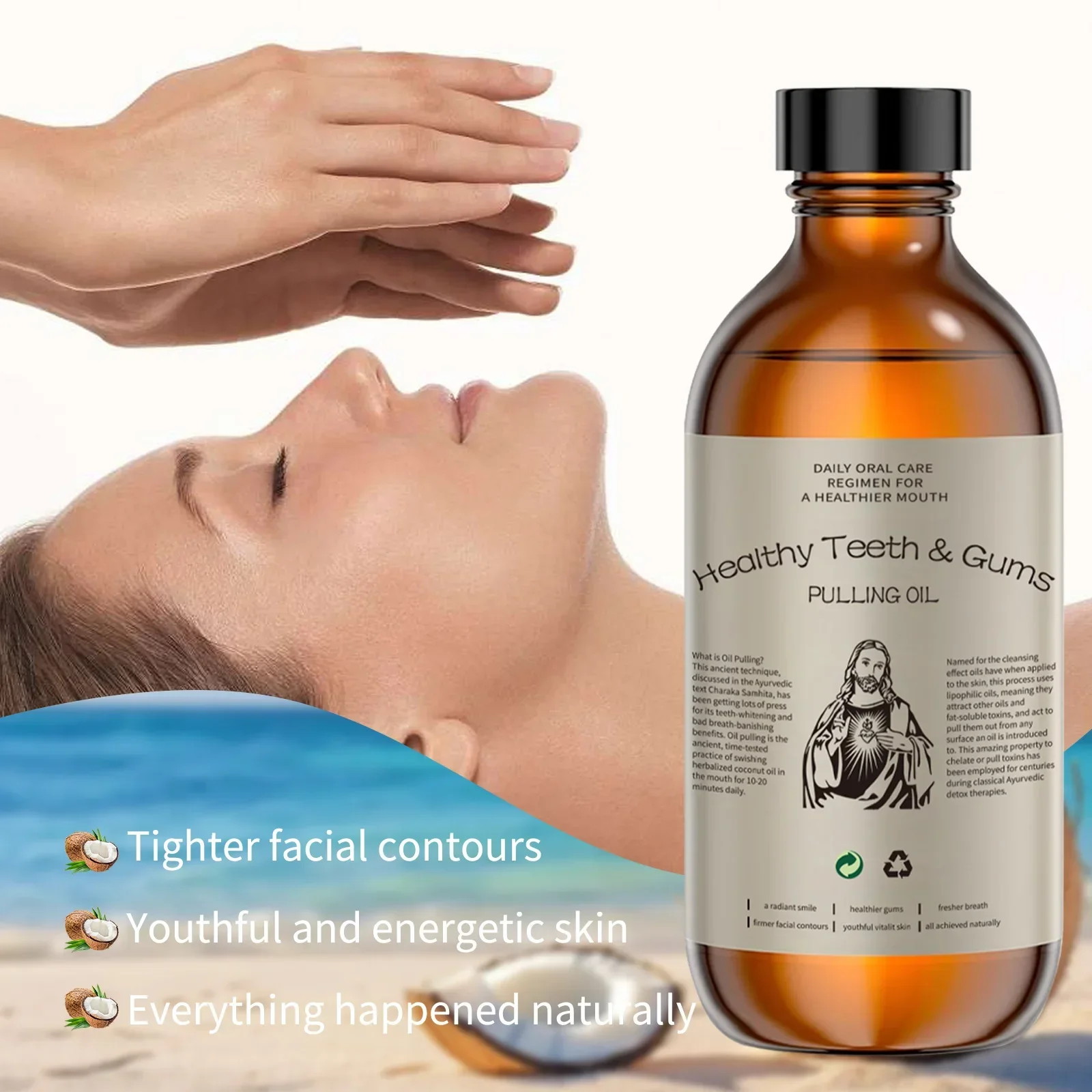 Coconut Oil Pull - Olejek do płukania ust z kokosem
