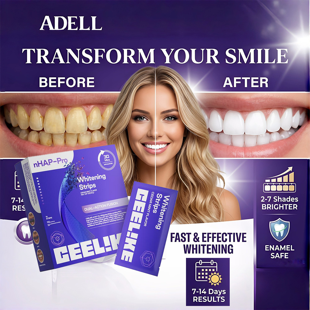 Teeth Whitening Street - Fioletowe paski do wybielania zębów 14