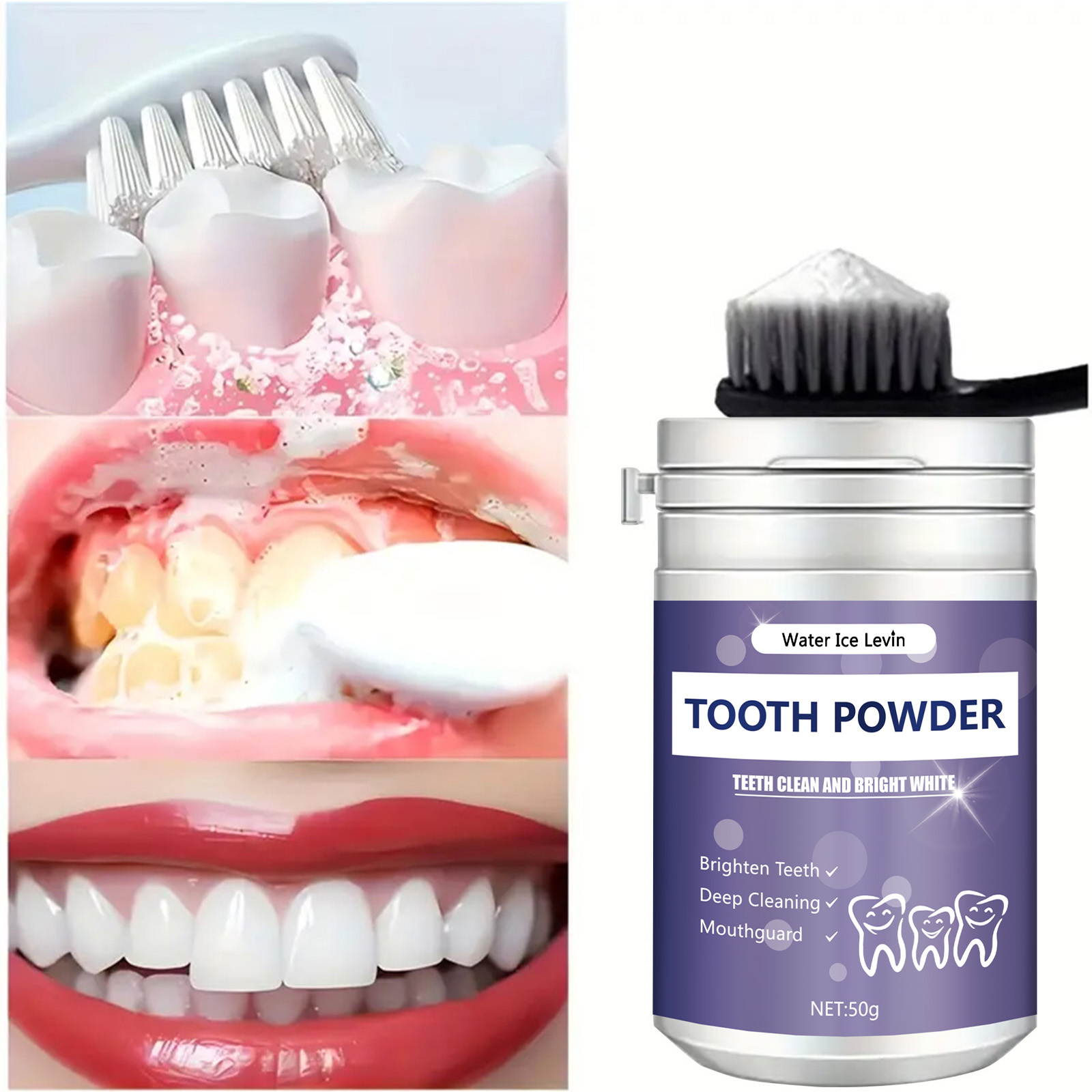 Teeth Whitening Paste - perłowy proszek do zębów świeży oddech