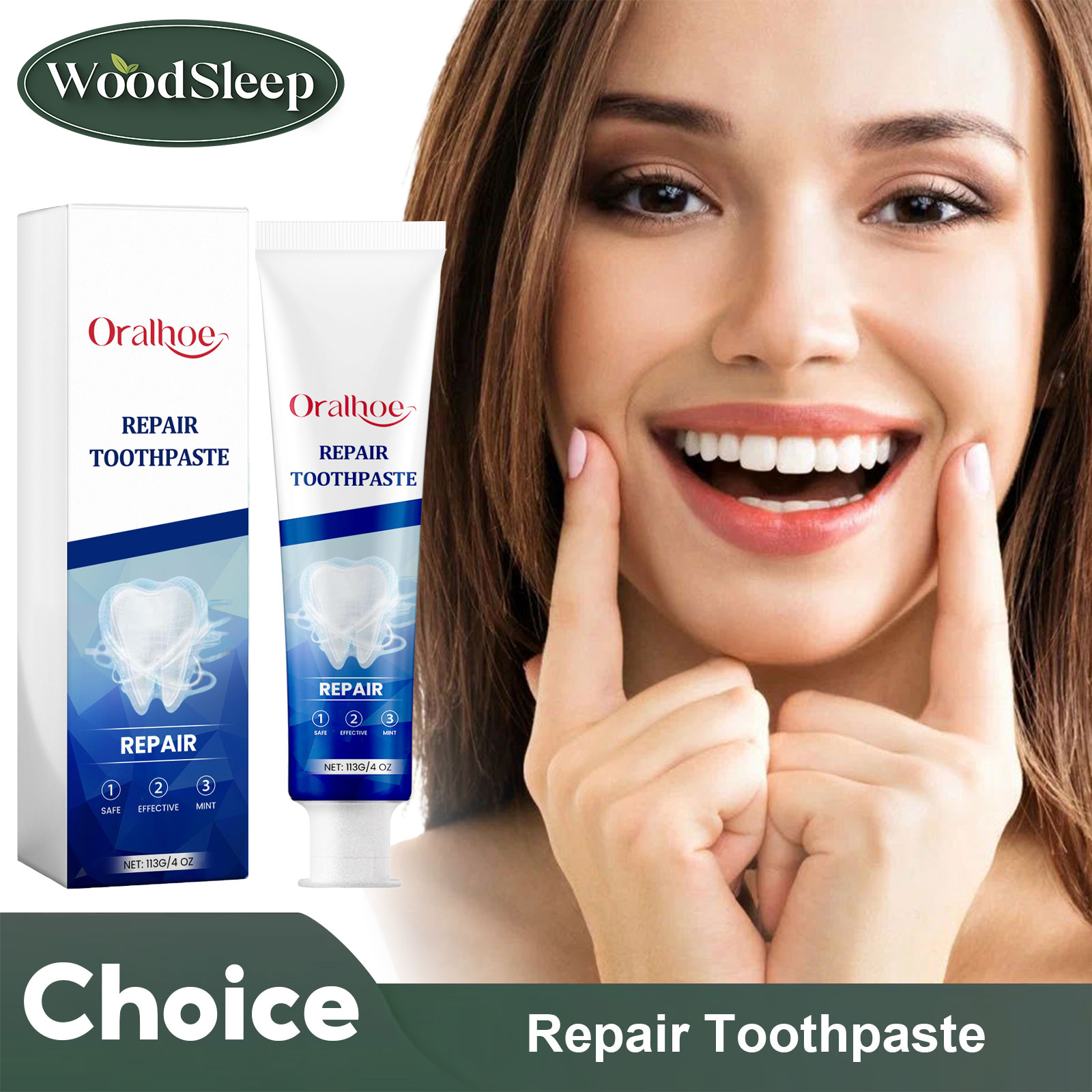 Teeth Whitening Paste - Pasta do zębów bez fluoru Dental