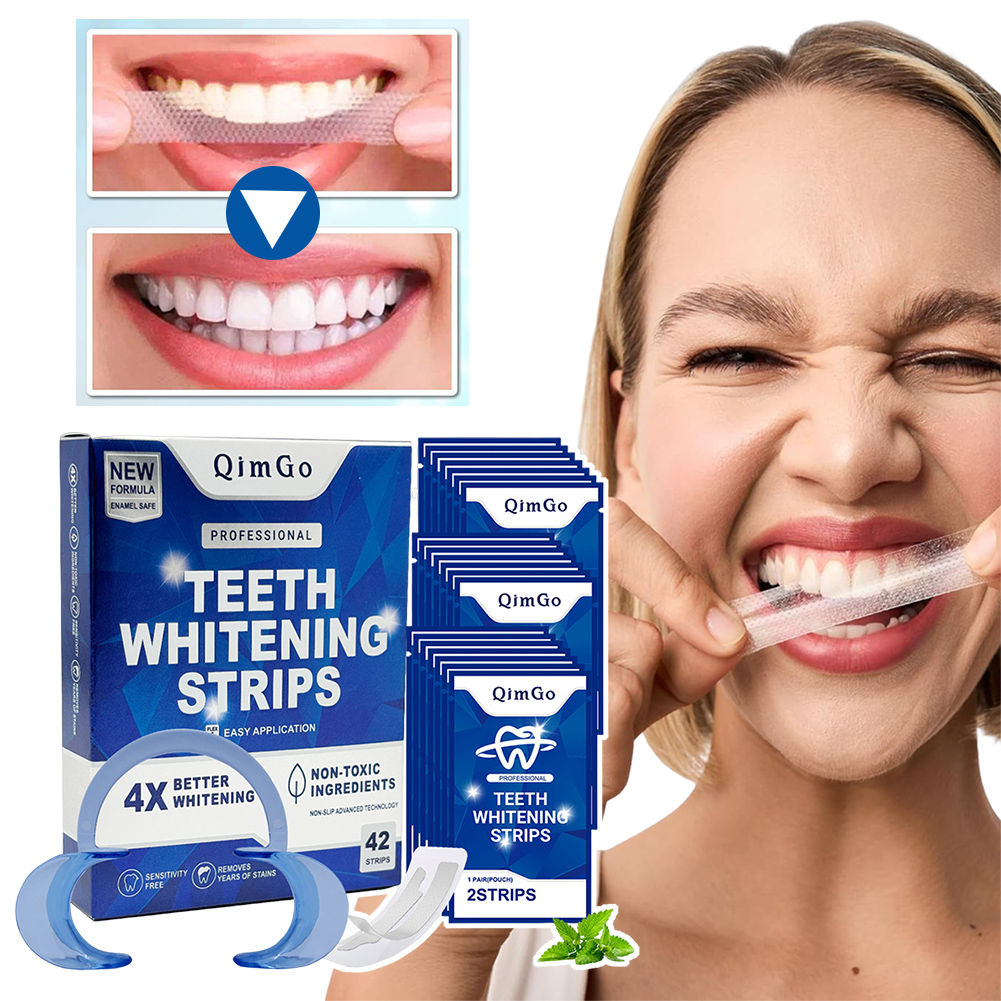 Teeth Whitening Strips Crest - Profesjonalne paski do wybielania zębów Naturalne,