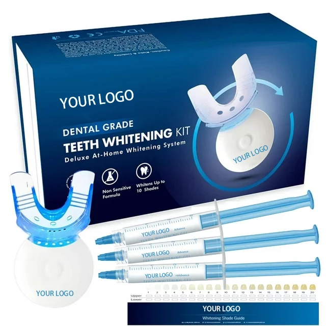 Teeth Whitening At Home Kit - Wysokiej jakości zestaw do czyszczenia, bezprzewodowe