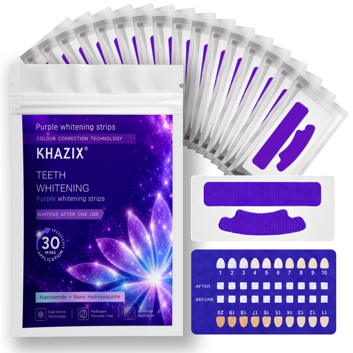 Teeth Whitening Strips Crest - 1/7 par Pasków do Wybielania Zębów