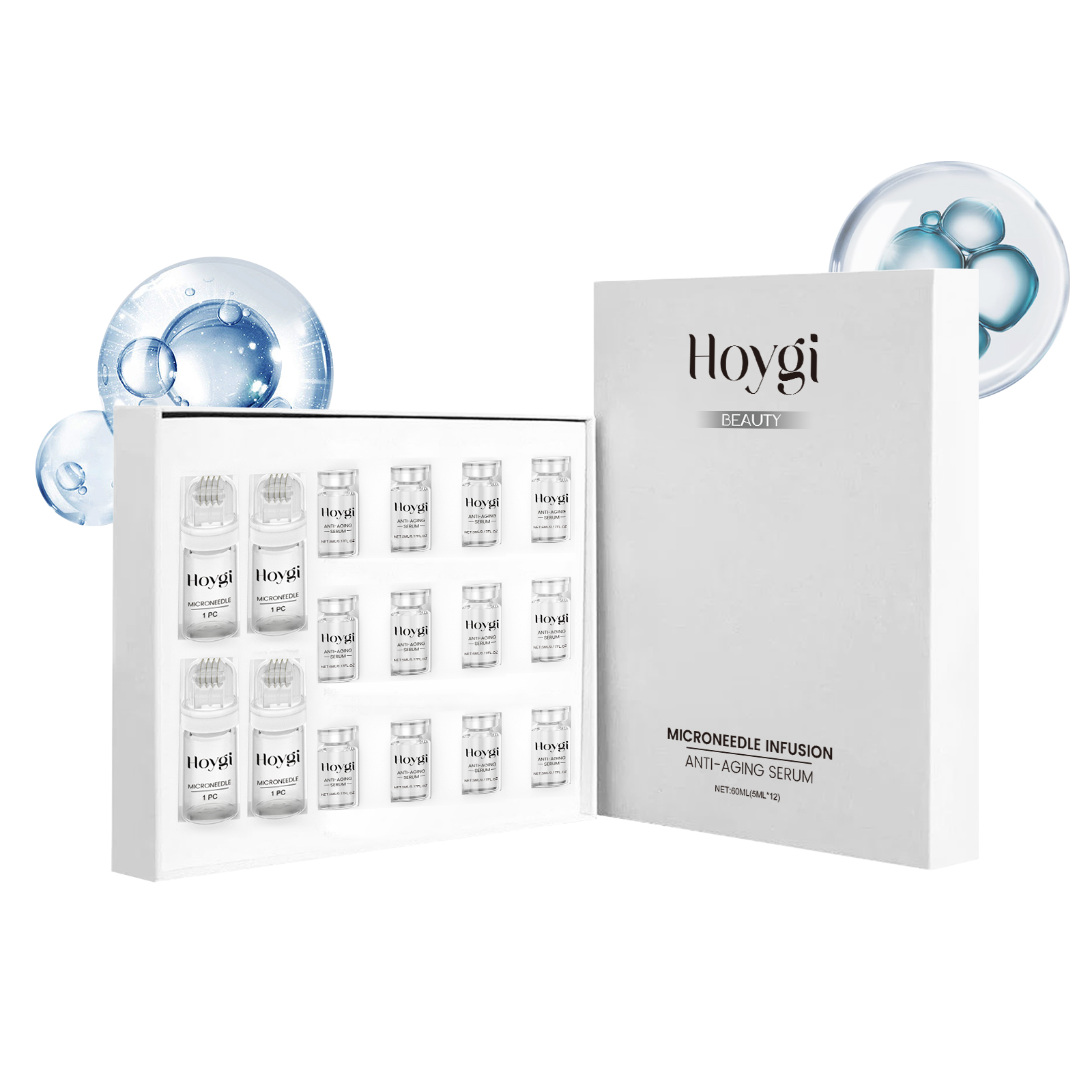 Coconut Oil Pull - Zestaw serum ujędrniających do twarzy z