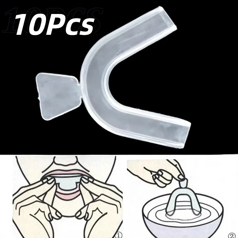 Teeth Whitening With Trays - 10 sztuk/zestaw Silikonowa Ochraniacz na Zęby,