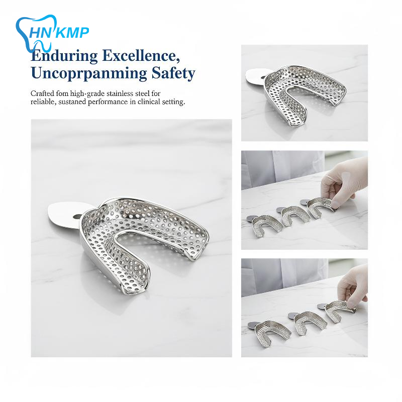 Teeth Whitening With Trays - 6 szt. Stalowe tacki do odcisków