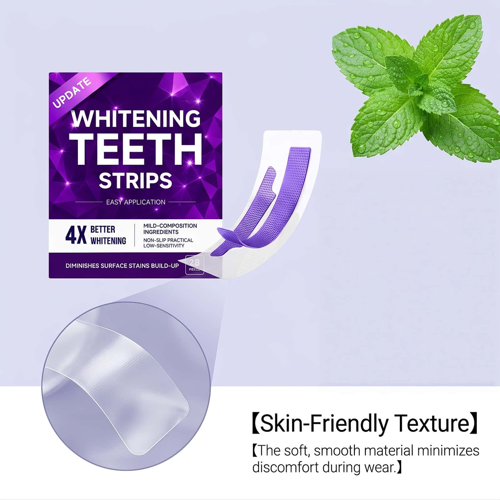 Fioletowe paski do wybielania  – Teeth Whitening Gel Refills recenzja i cena