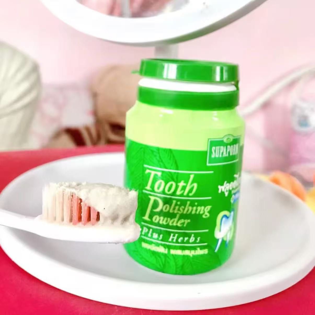 Tajski ziołowy proszek do zębó – Teeth Whitening Powder recenzja i cena