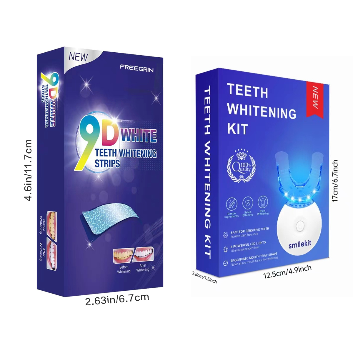 Zestaw do wybielania zębów - w – Teeth Whitening With Trays recenzja i cena