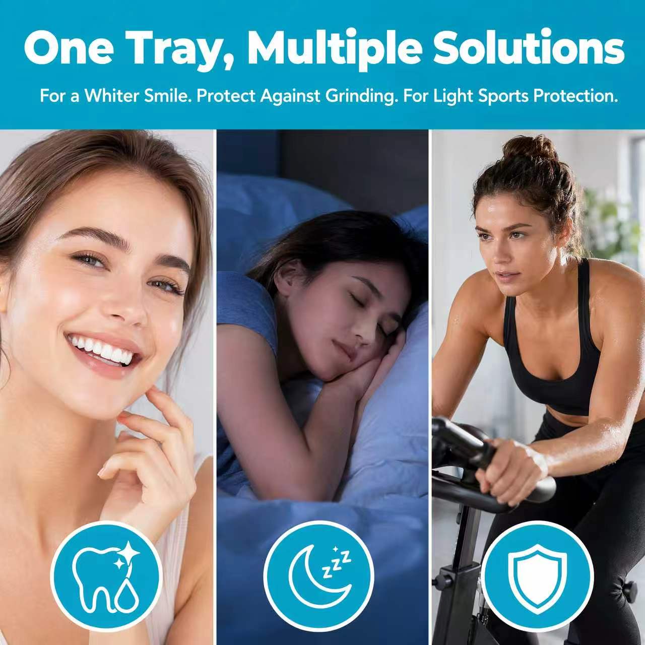 2/4/10 szt. Silikonowa Ochrani – Teeth Whitening With Trays recenzja i cena
