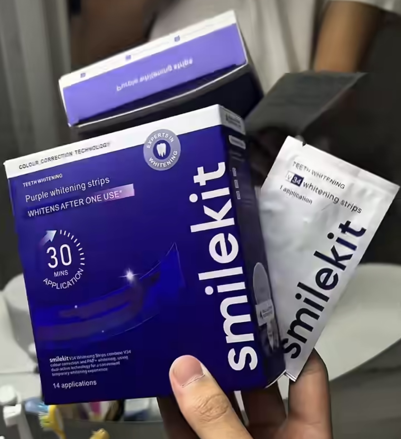 Zestaw 7/14 par naklejek na zę – Teeth Whitening Quotes recenzja i cena