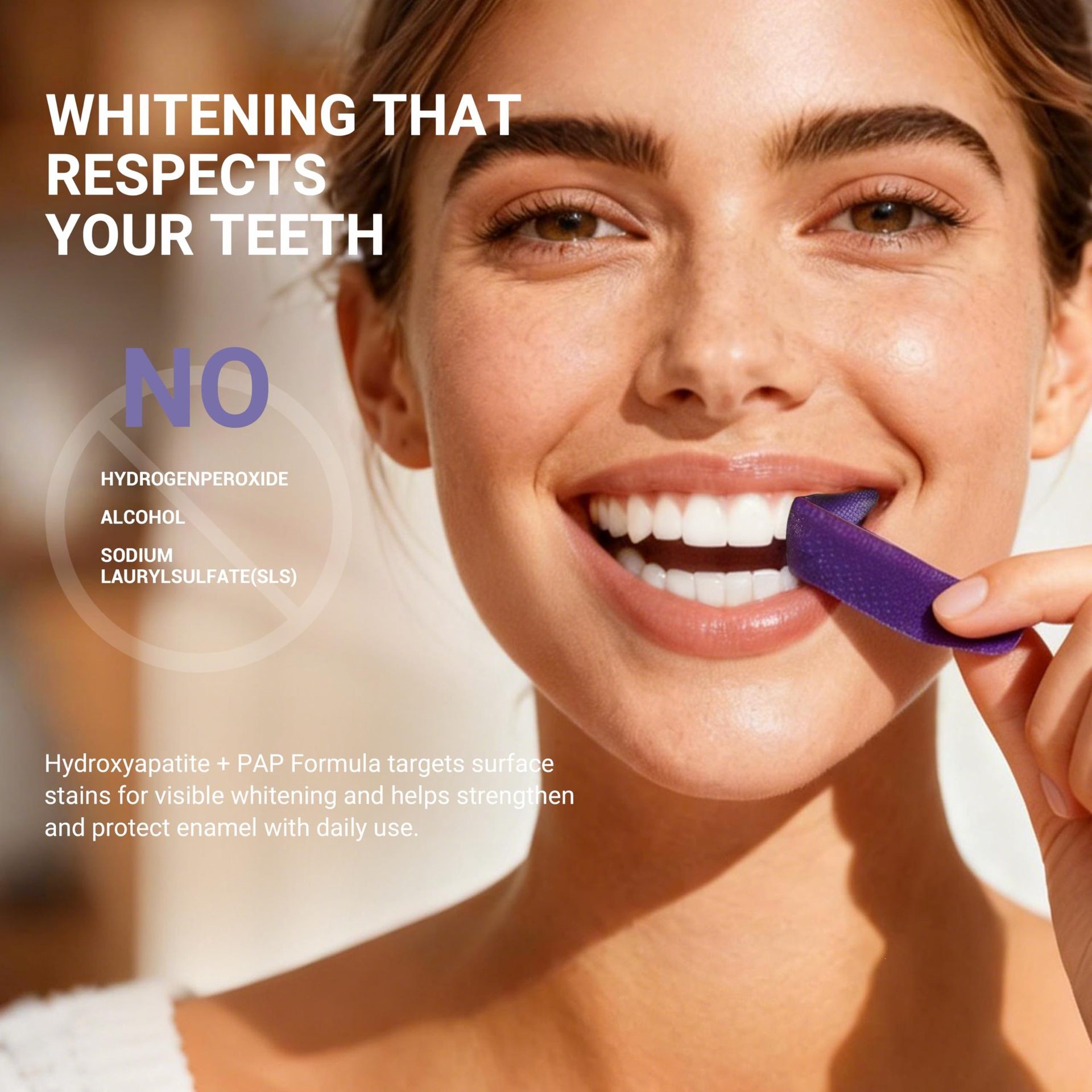 Fioletowe paski do wybielania  – Teeth Whitening Street recenzja i cena